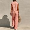 Two Piece Sets For Women Casual Long Sleeve Shirts And Short Pants