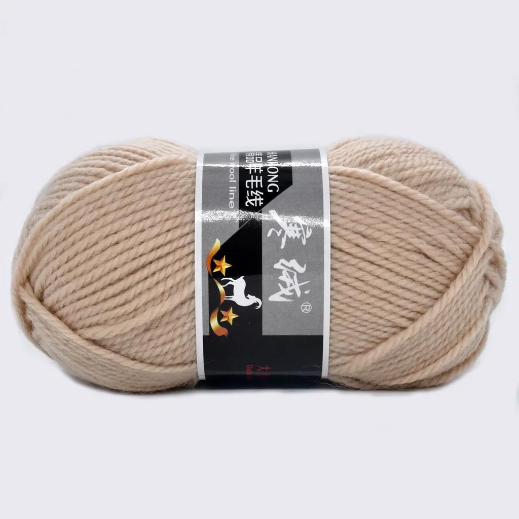 6 stk Supertykt Ullgarn 300g (10.56oz) for Strikking & Hekling Rask DIY Chunky Teppe Sjal Skjerf Ullbukser Tykt Håndverksgarn