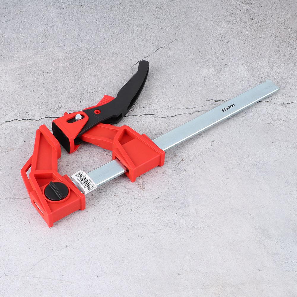 Woodworking Heavy Duty Ratchet F Clamp Adjustable Fixing Bar Clips Accessory for Carpenter