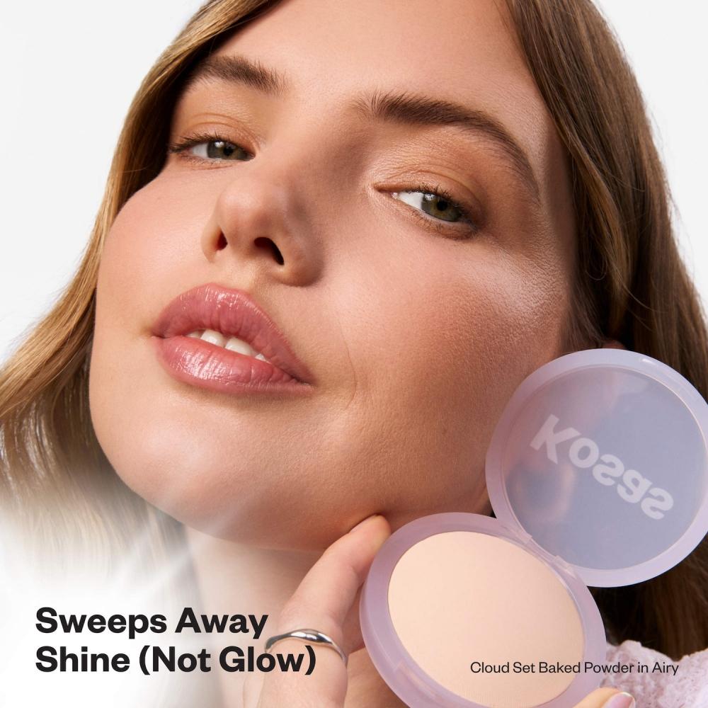 Kosas Cloud Set Gebackenes Fixier- und Glättungspuder Vegan 0.33 oz