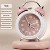 3/4.5In Twin Bell Alarm Clock Creative Desk Round Alarm Clocks Mute Mechanical With Night Lights Household Supplies Home Decor