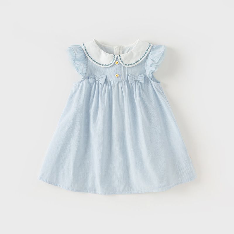 Модная юбка с воротником-куклой для девочки Детская одежда