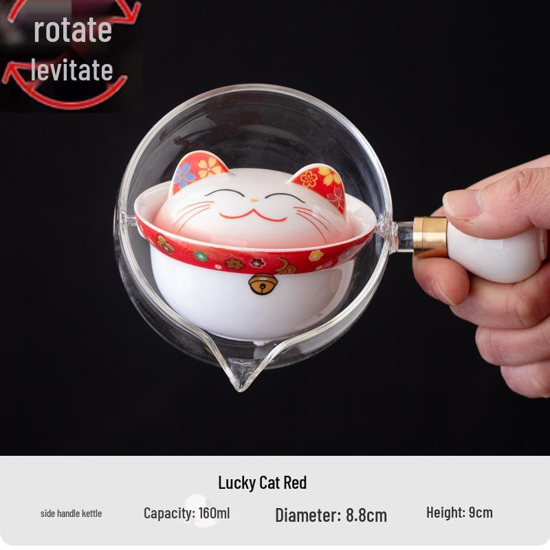 2026 Rotating Teapot Travel Set – Portable Gongfu Tea Cup & Pot for Home and Car