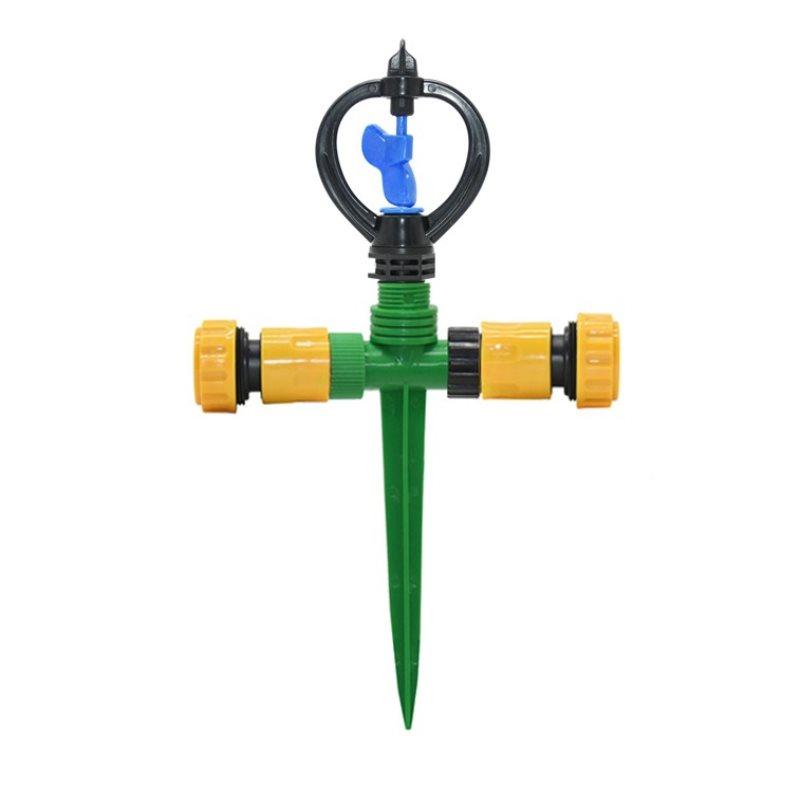 Garten Bauernhof Bewässerung Sprinkler Mit Unterstützung 360 Grad Rotary Rasen Bewässerung