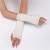 Short Men's and Women's Knitted Warm Half Finger Open Finger Arm Sleeve