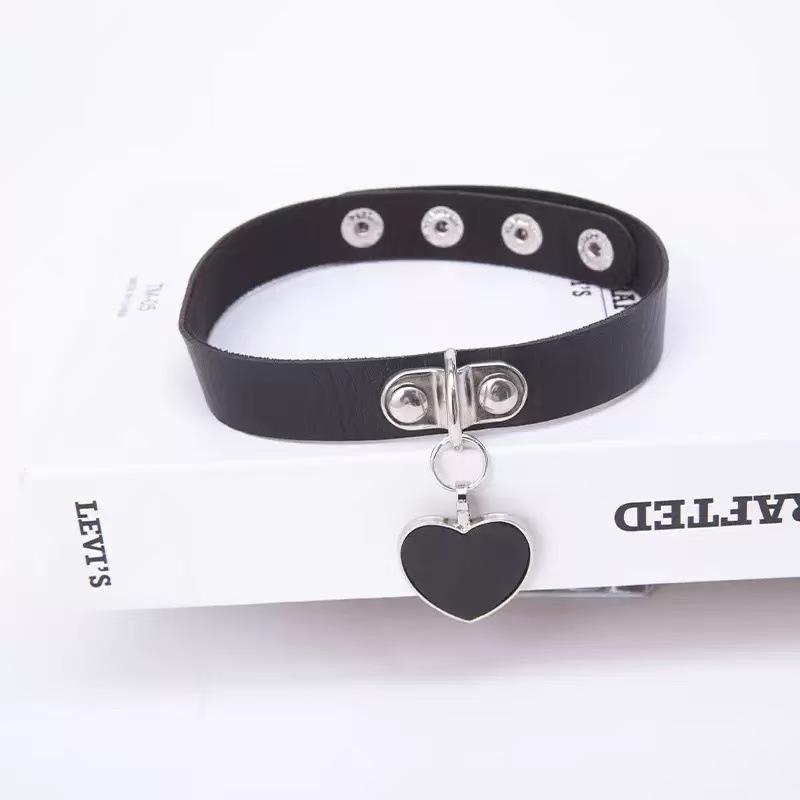 Adjustable Kitten Lolita Necklace with Clavicle Bell and Garter Leash - Japanese Chain and Lace Design Erotic Jewelry