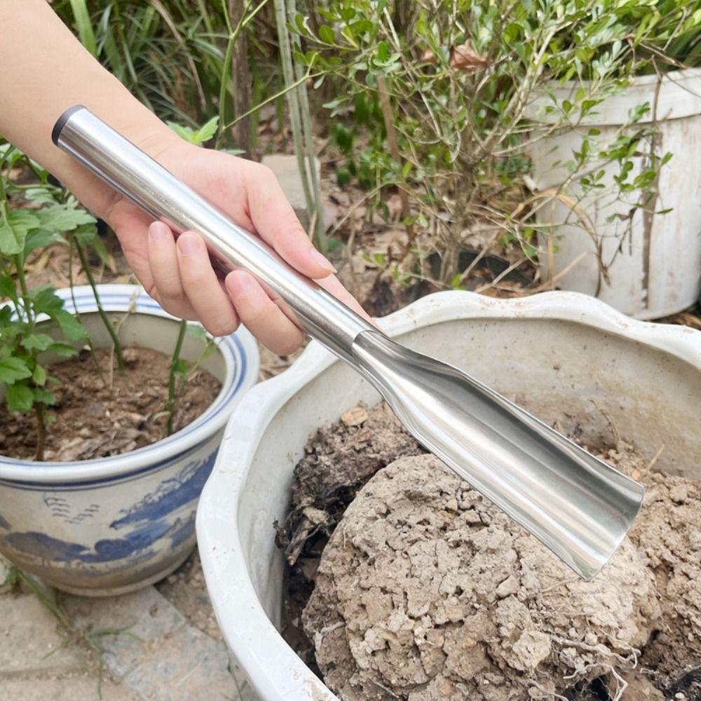 Weeding Hoe Garden Shovel Garlic Seedling Shovel Flower Shovel Portable Flat Shovel Camping