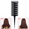 1X Tail Bone Shape Hair Styling Comb Barber Salon Style Haircut Comb Dyeing Tool