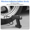 6000mAh Digital 150PSI Portable Inflator With LED Flashlight Tire Air Pump Tire Pressure Test Car Air Compressor