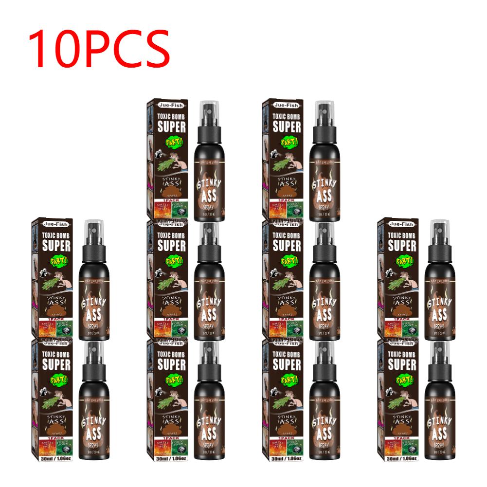 30ml Fart Gag Spray Prank Joke Plastic Spray Can Stink Party Supplies Stinky Fart for Adults Kids Non Toxic Halloween Funny Toys