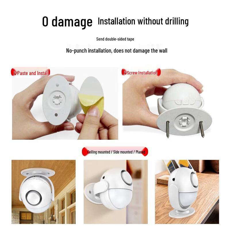 LFang KR-P6 Wireless Infrared Anti-theft Motion Sensor Alarm