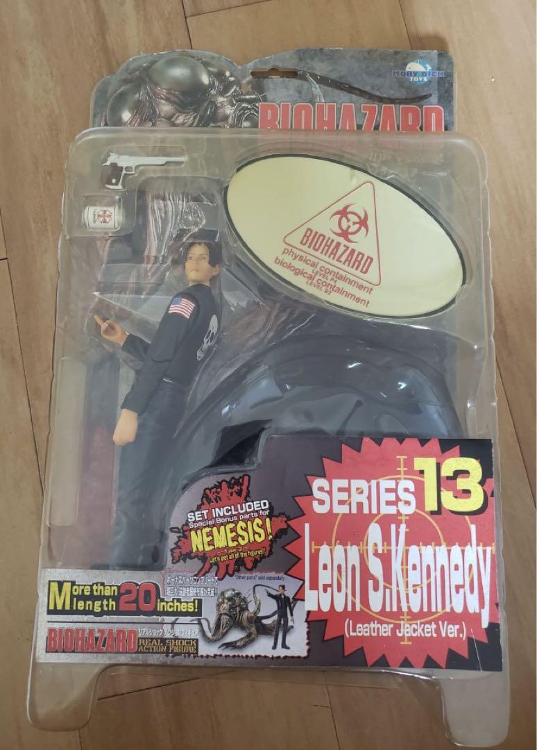 

[USED] Resident Evil Leon (Leather Jacket Ver.) Real Shock Action Figure