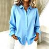 2026 Summer European & American Women's New Solid Color Simple Long-Sleeved Shirt