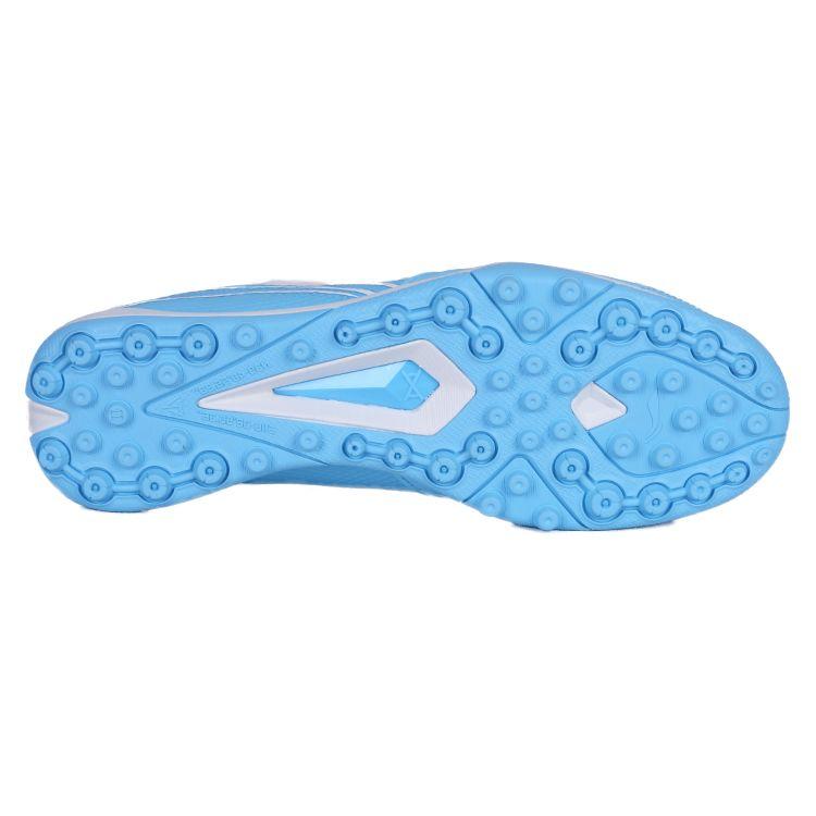 Li Ning Durable Studded Football Shoes Men Football Shoes Moon-White Blue ASTS007-3
