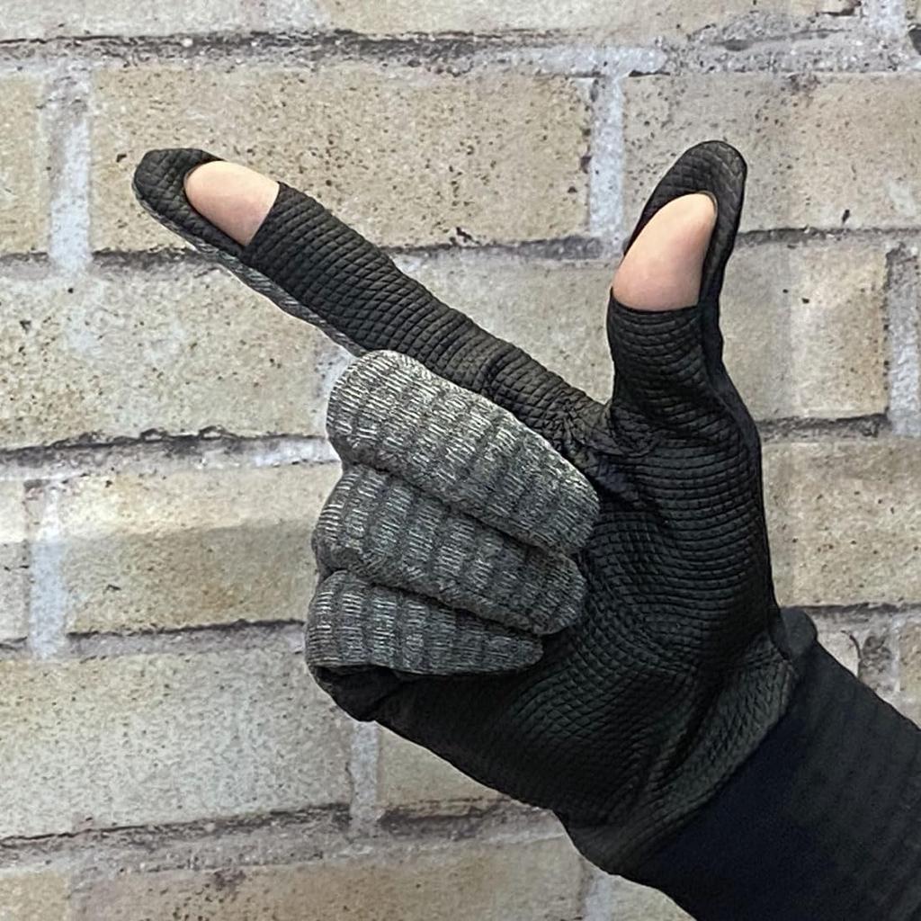 Polartec Light Thermo Gloves EVO2 Power Grid Combi Black