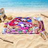Digital Circus Beach Towel Soft Durable Quickdry Comfortable Lightweight