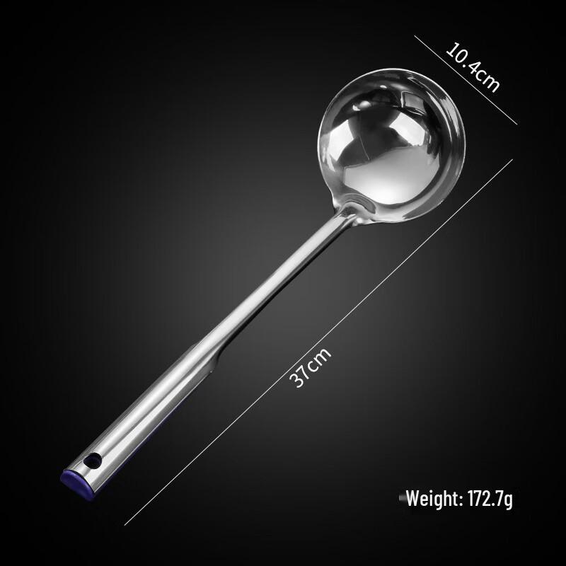 Stainless Steel Anti-Scald Hot Pot Soup Ladle with Hook