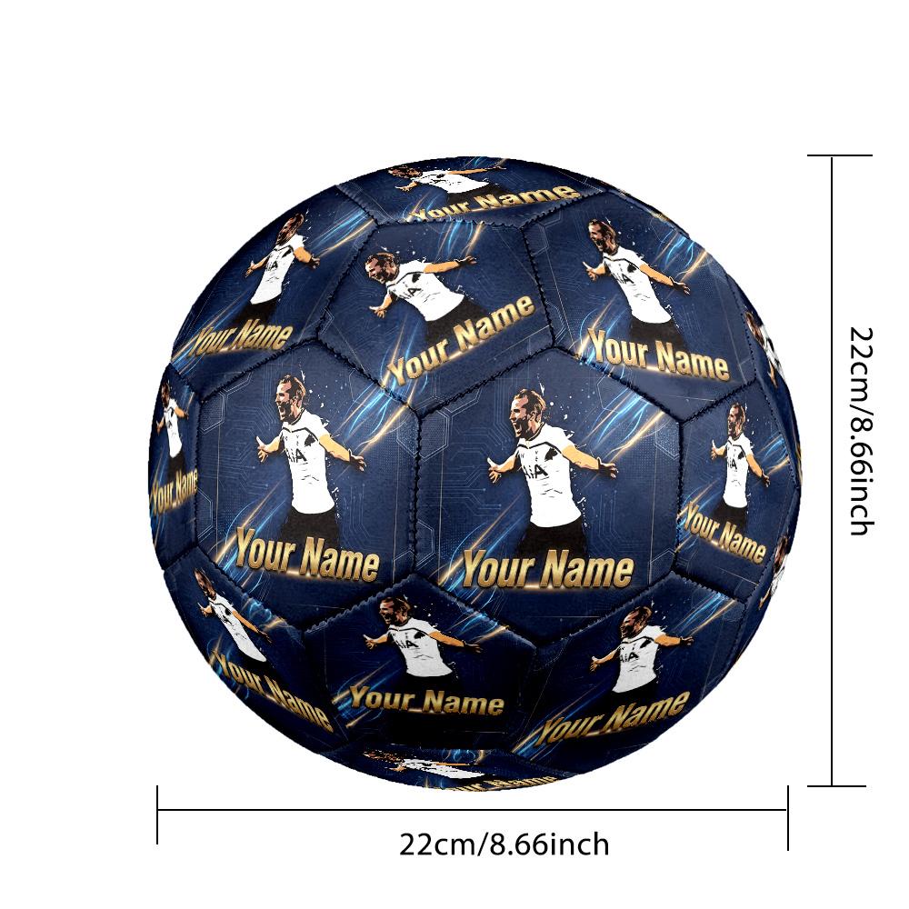 Size 5 Football Custom Name Text, Outdoor Training Soccer BallHarry Kane