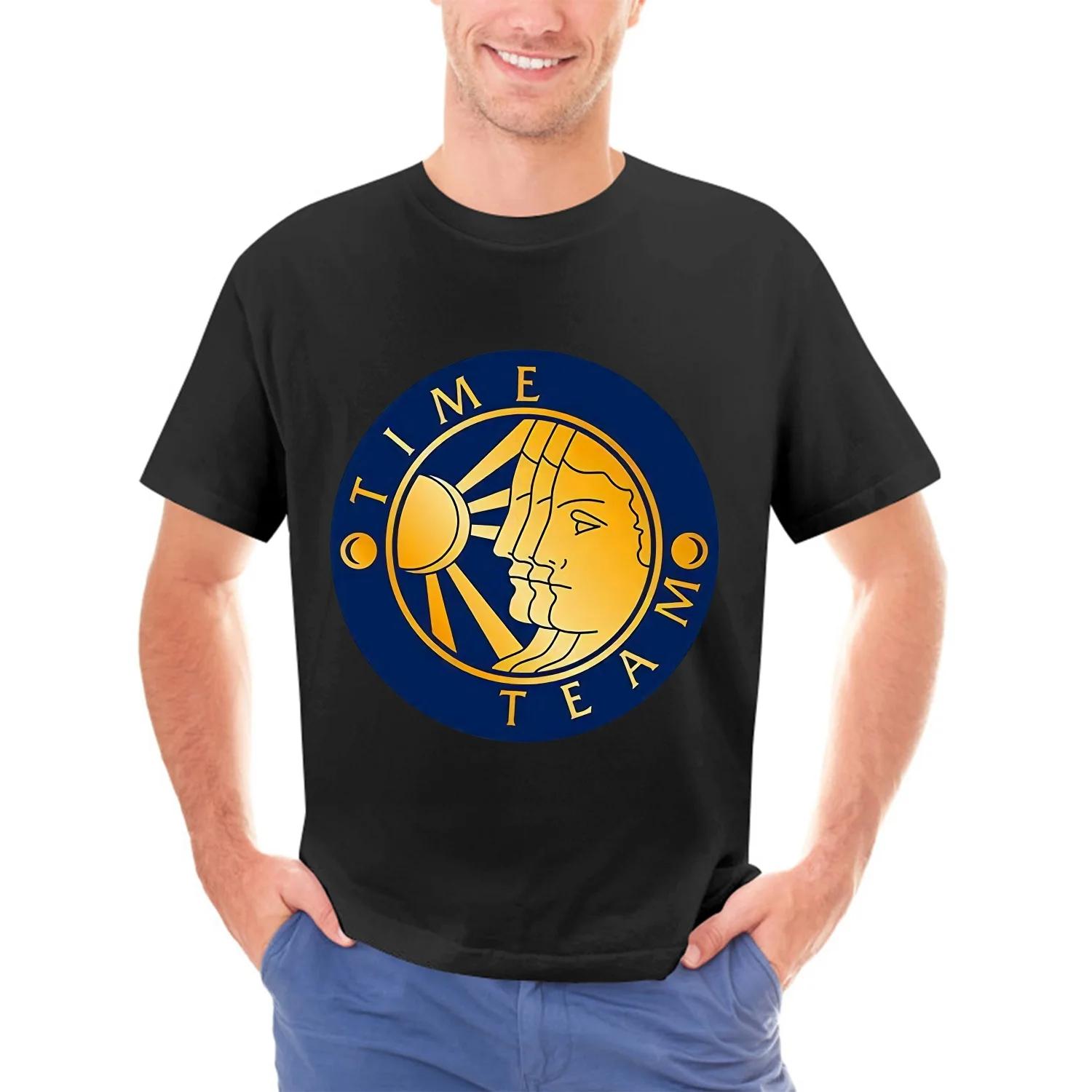 

Time Team British Tv Show Tony Robinson Vtg Clothing Tshirt Size S 3LX USA - Men s Summer Cotton Graphic Tee S разноцветный