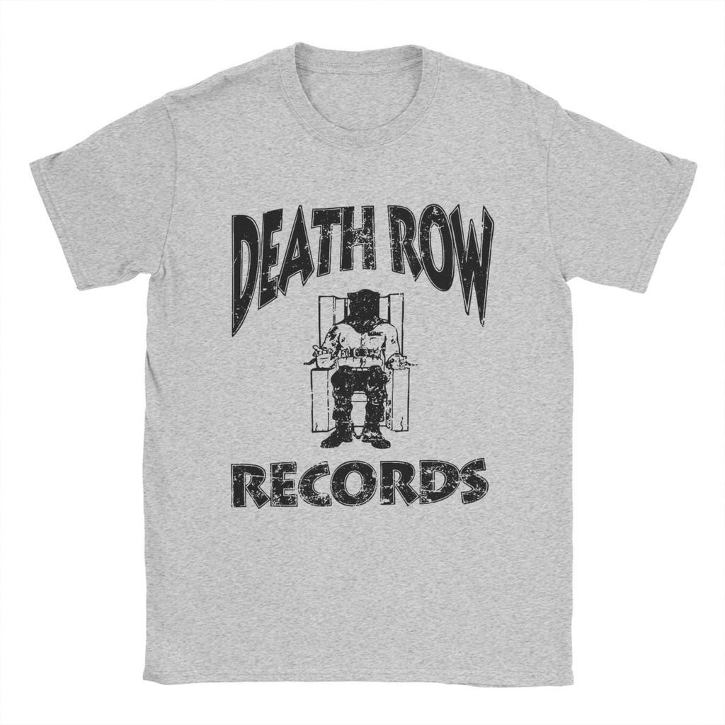 Death Row Records T-Shirt für Herren Mode 100% Baumwolle T-Shirts Rundhals Kurzarm T-Shirt Neue Ankunft Kleidung