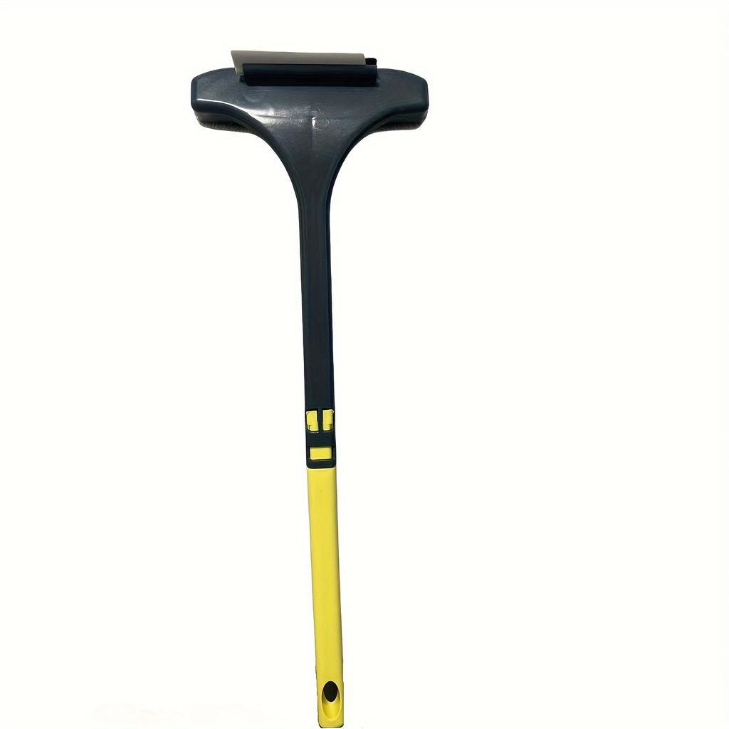 Double-sided Window Screen Cleaning Brush 2 In 1 Window Glass Wiper Scraper Long Handle Household Wet Dry Cleaning Supplies
