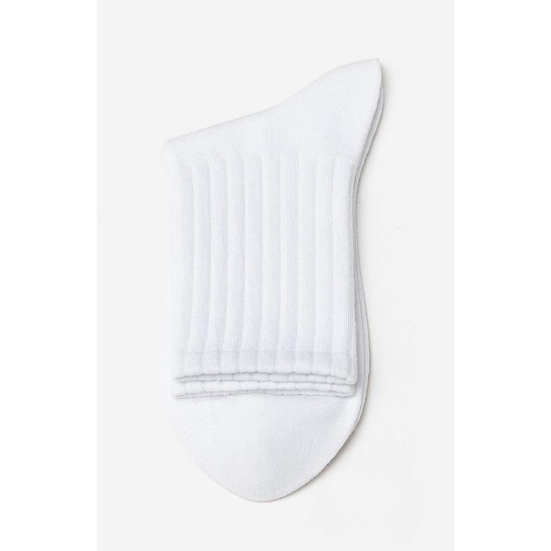 Women's Winter Cotton Socks for Warmth, Wide-mouthed Milk Tea Solid Color Women's Socks, Combed Cotton High-top Cotton Socks