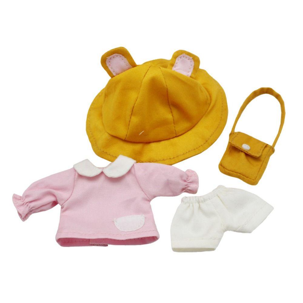 Kindergarten Ob11 Doll Clothes Fisherman Hat BJD Doll Outfit Obitsu11 School Uniform  1/12 Dolls
