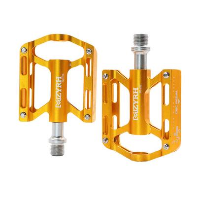 OSC Bicycle Cross Bike Aluminum Alloy Flat Pedals for Cross Set of 2 Pedals, Ultra-Lightweight Non-Slip Bikes, MTB, Durable,