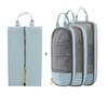 4Pcs/Set Expandable Compression Packing Cubes Oxford Fabric Clothes Storage Bag  Travel