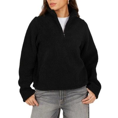 Womens/Ladies Fleece Quarter Zip Sweatshirt