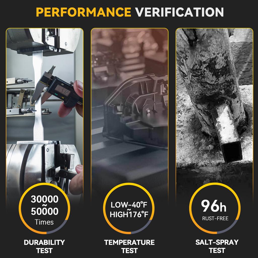 Cheie universală pentru bară de legătură interioară a mașinii Instrument de demontare a șurubului cu bilă direcțională pentru accesoriu de dezasamblare cu împingere cu cap bilă de 27-42 mm