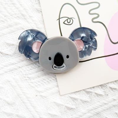 Originale Cartoon niedliche Koala Acryl Brosche, Europäische und Amerikanische Nische Brustblume