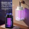 Lampa na komary 2 szt. USB Ładowalna Przenośna Elektryczna Pułapka na Muchy Lampa owadobójcza Zewnętrzna Bezpieczna Cicha Lampa przeciw komarom