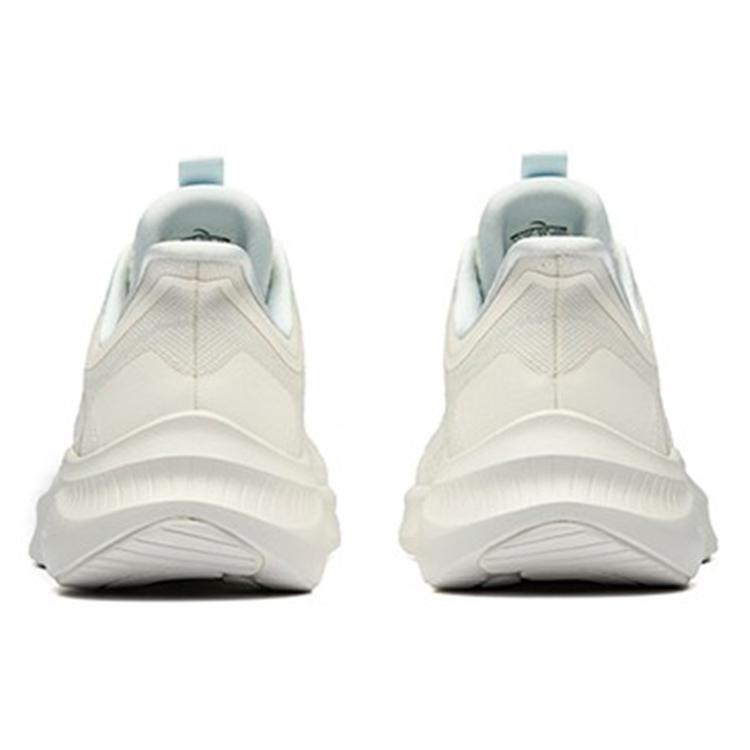 Anta Cushioning Slip Resistant Abrasion Resistant Breathable Lightweight Low Top Running Shoes Men's White Gray Blue 912225581-4