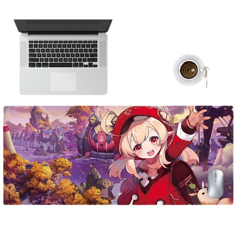 Extra velká podložka pod myš Genshin Impact Venti - Zesílená anime podložka pod klávesnici