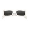 Prada Logo Acetate Rectangular Sunglasses Unisex sunglasses White PRA07S1425S0