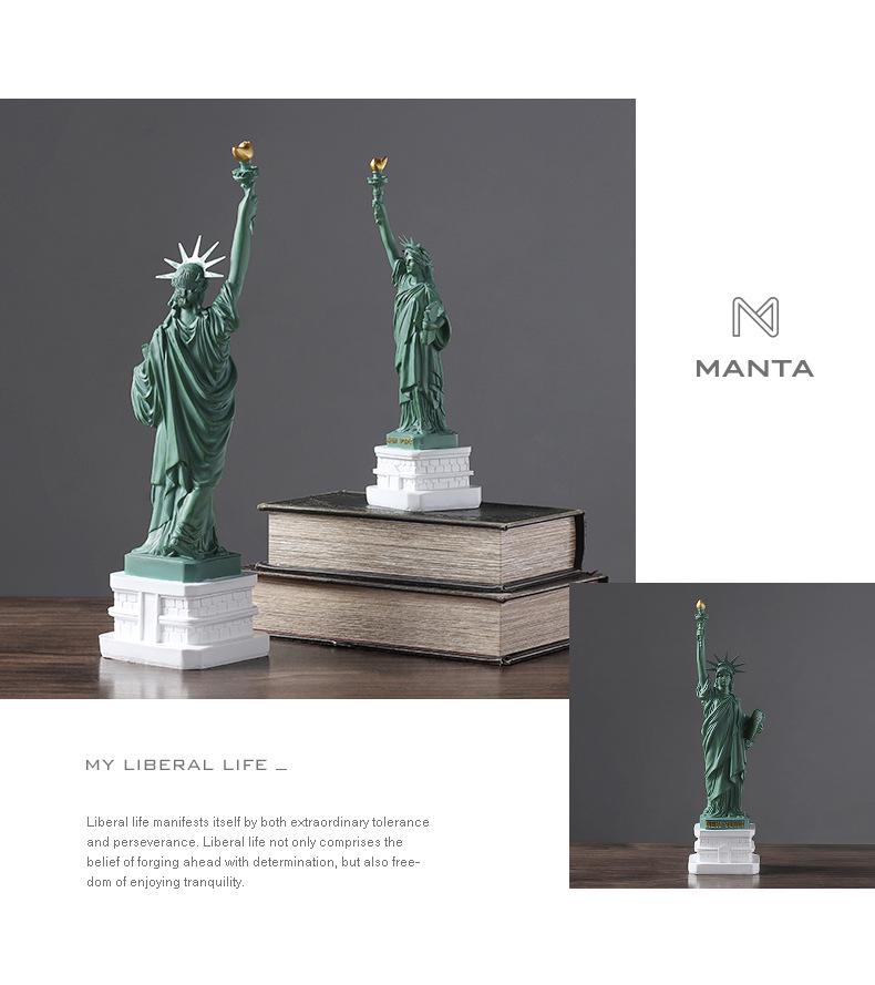 Statue of Liberty Resin Figurine for Home or Office Decor
