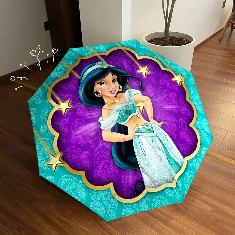 1pc Jasmine, Arabian Themed High-quality Umbrella,Automatic Opening and Closing Umbrella,Multi-functional Umbrella G0811206