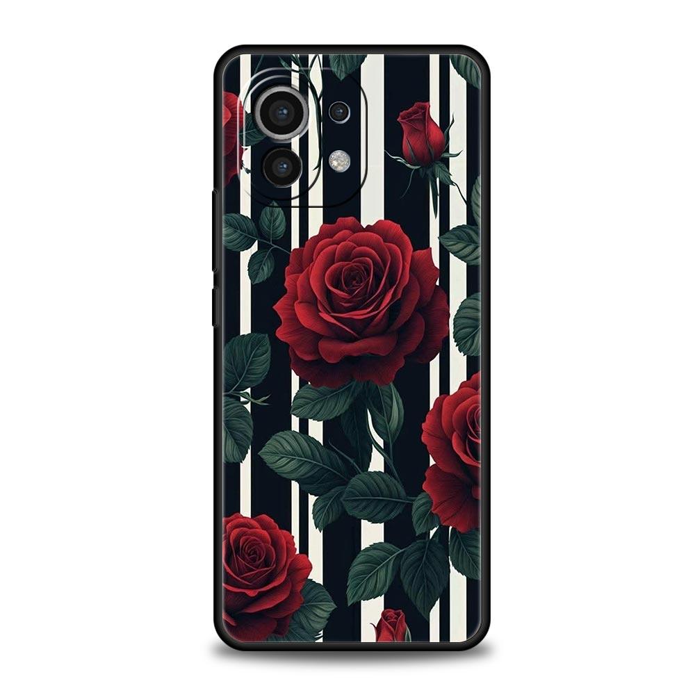 Oil Painting Flowers Pattern Design Phone Case Cover for Xiaomi Mi 17 15 14 13 12 11 Ultra 15T 14T 13T 12T 11T Pro Lite Soft TPU