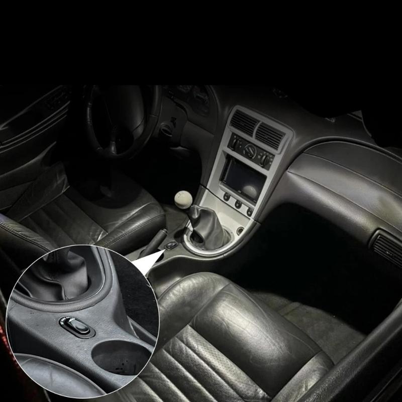 Roof Top Up Down Brake Switches Console Button F4ZZ-15668-B for 1994-2004 Convertible Top Switches Roof Open Button