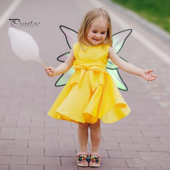 1 sett Fairy Wings Fargerikt garn Vakre alveprinsessevinger med stjernepinne til julefotograferingsfester Rekvisitter