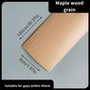 1pc Self-Adhesive Wood Grain Floor Edge Strip - Perfect for Door Seam Accent, and Matte Surface Application, Door Stitching Accessories, Home Decor