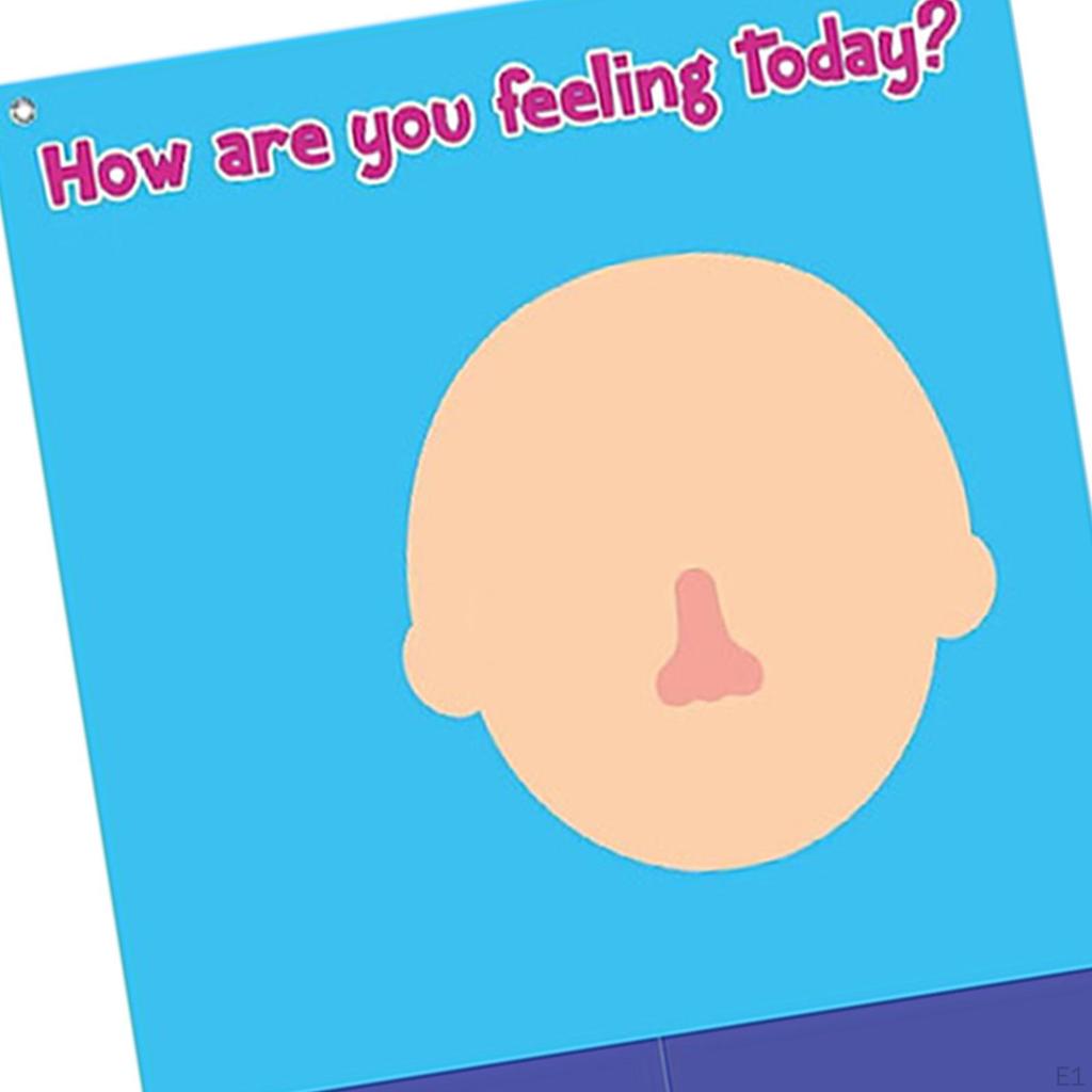 Emotional Learning Toy Felt Busy Board Make A Funny Faces Stickers Games