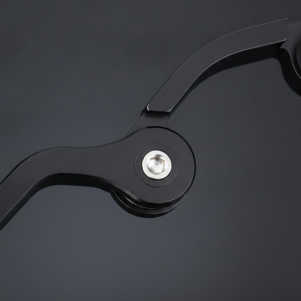 Suporte de Lâmpada de Bicicleta com Ferragens Suporte Articulado para Montagem de Luz Dianteira Ajustável para Ciclistas,