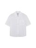 Polhaem Women'S) Poplin Short Sleeve Oversized Shirt_Phf2Wc2123