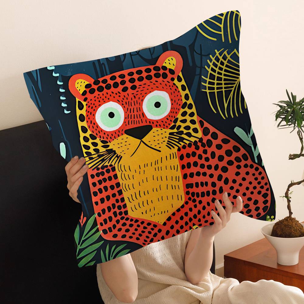 Pop Artist Yayoi K_Kusama Decorative Room Aesthetics Pillow Case Home Decor Bedroom Sofa Bed Couch Pillow Cover 45X45