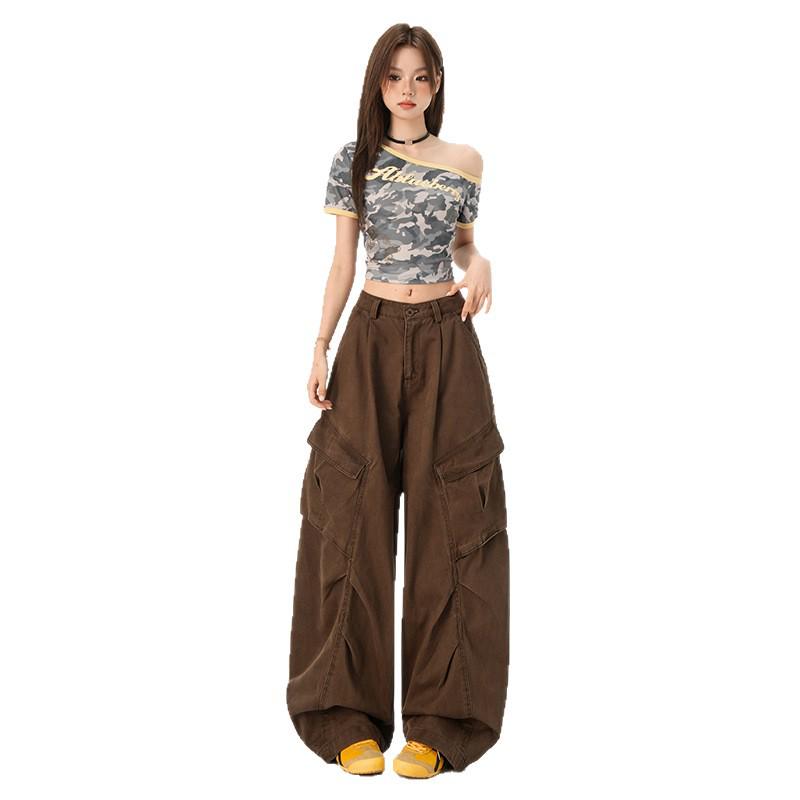 Women's High Waist Wide-Leg Jeans - Autumn Slimming Loose Fit