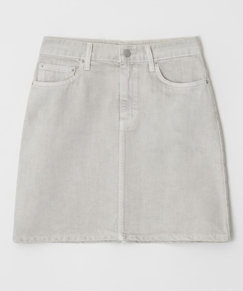 Jeonggamseutyudio Pigment Dyed Denim Skirt_3 Color