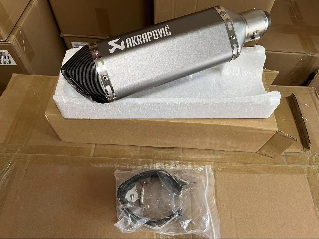 Motorcycle Scorpion Compact Hexagonal Carbon Fiber Exhaust for Ninja Sports Models