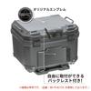 57L BPC Rear Box Top Case Backrest Square Touring Travel Storage Black